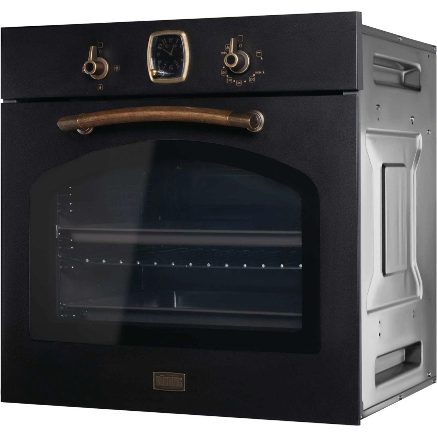 Газовый духовой шкаф Korting OGG 741 CRN Matte Black фото 2