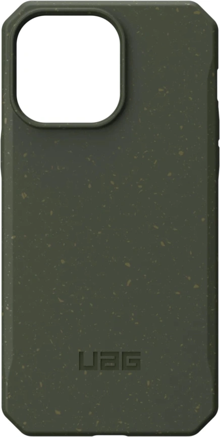 Чехол UAG Biodegradable Outback для iPhone 14 Pro Max Olive фото 1