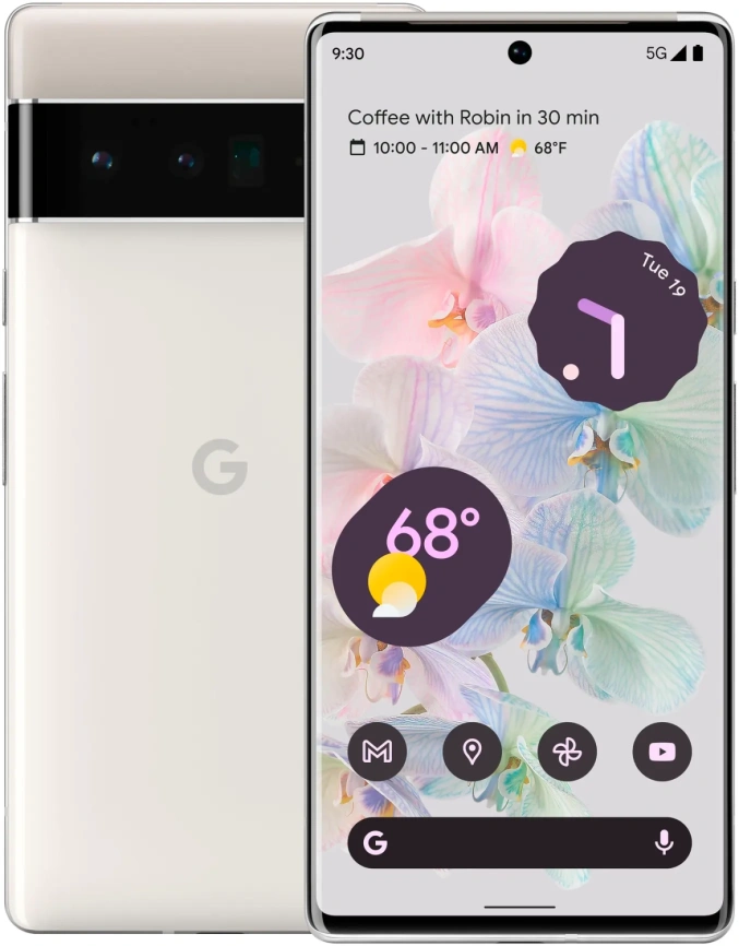 Смартфон Google Pixel 6 Pro 12/256GB Cloudy White (USA) фото 1