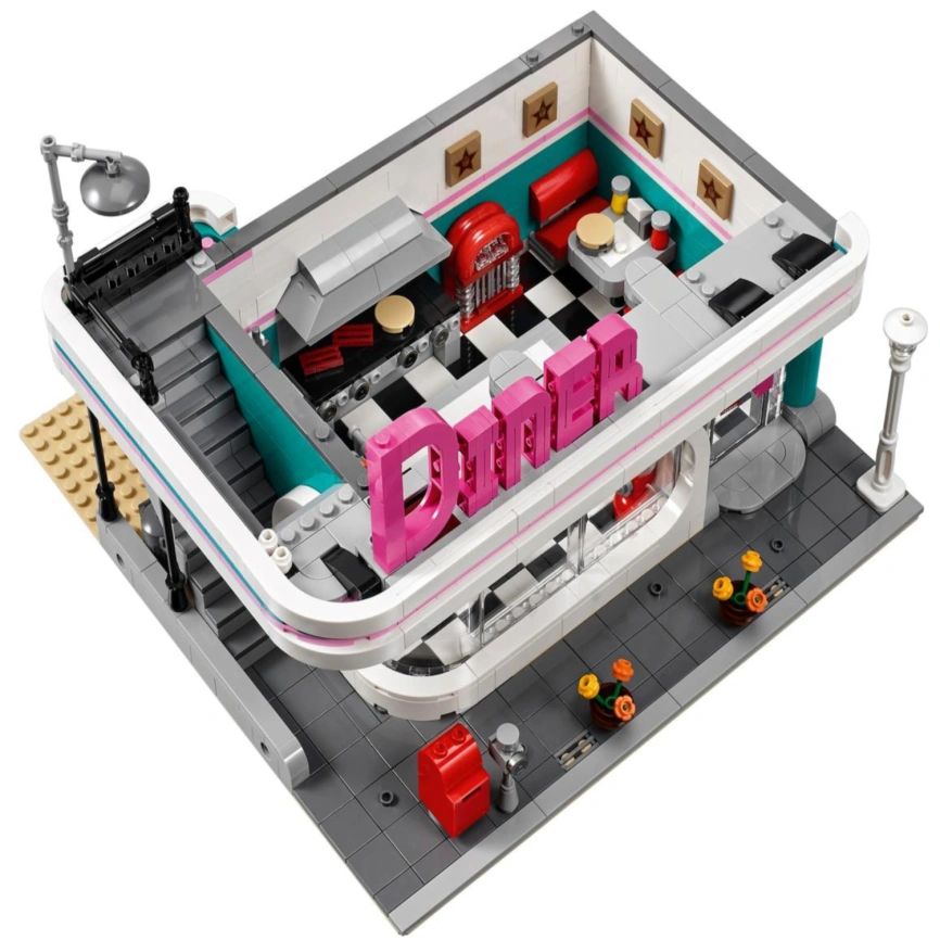 Конструктор LEGO Creator Downtown Diner 10260 фото 4