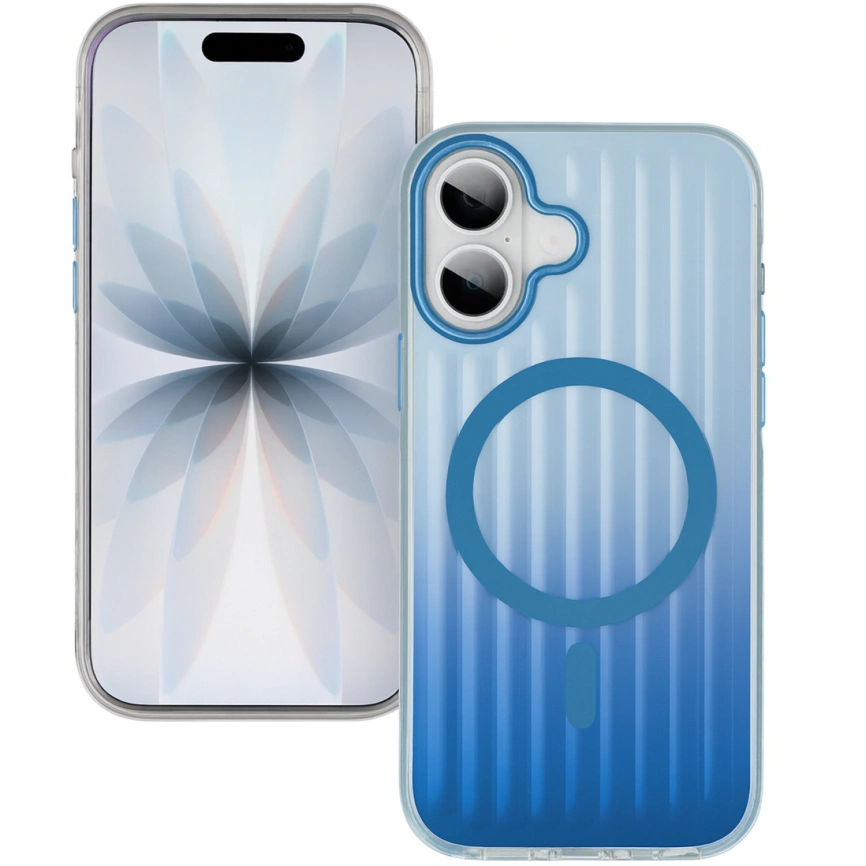Чехол Gurdini Ocean Case Transparent для iPhone 17 Blue фото 1