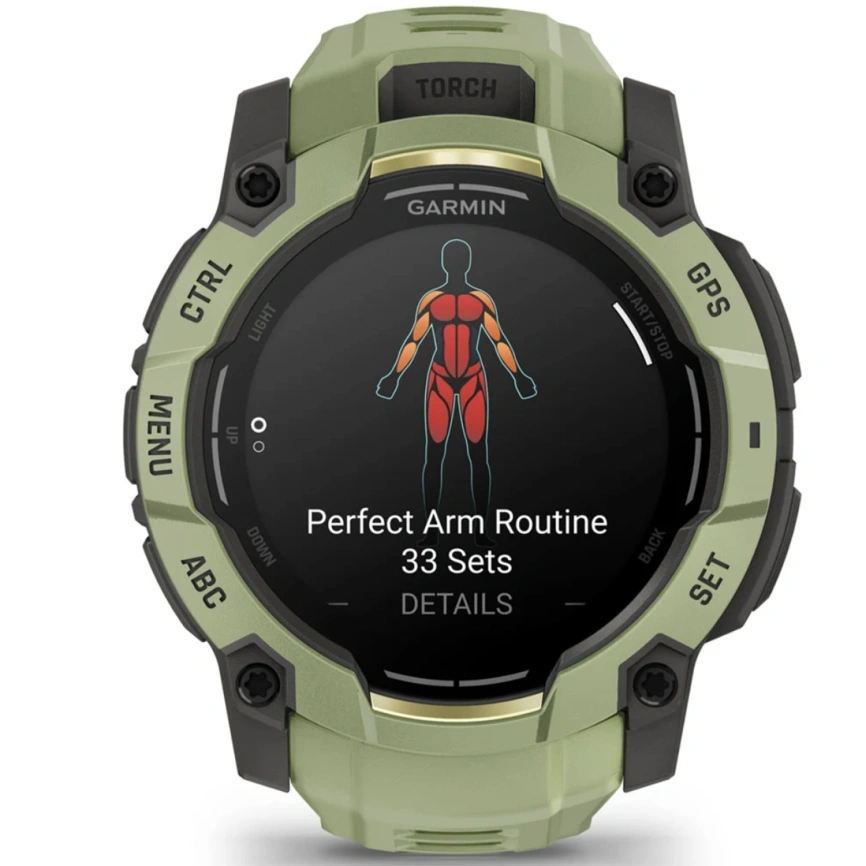 Смарт-часы Garmin Instinct 3 50mm Amoled Fern Green with Fern Green Band (010-03020-02) фото 9