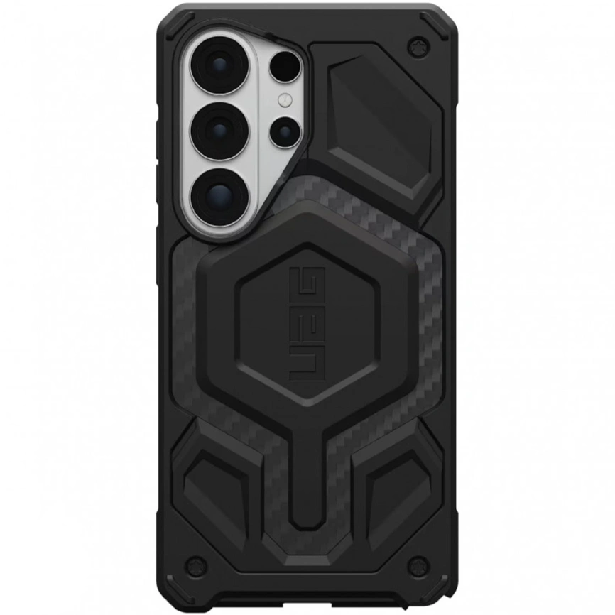 Чехол UAG Monarch Pro Case with MagSafe для Samsung Galaxy S26 Ultra Carbon Fiber (214513114242) фото 1