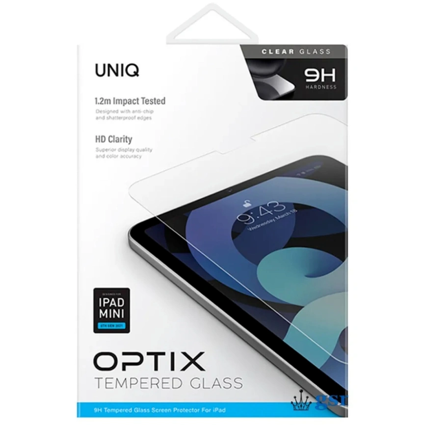 Защитное стекло Uniq Optix Clear для iPad Mini 2021 фото 2