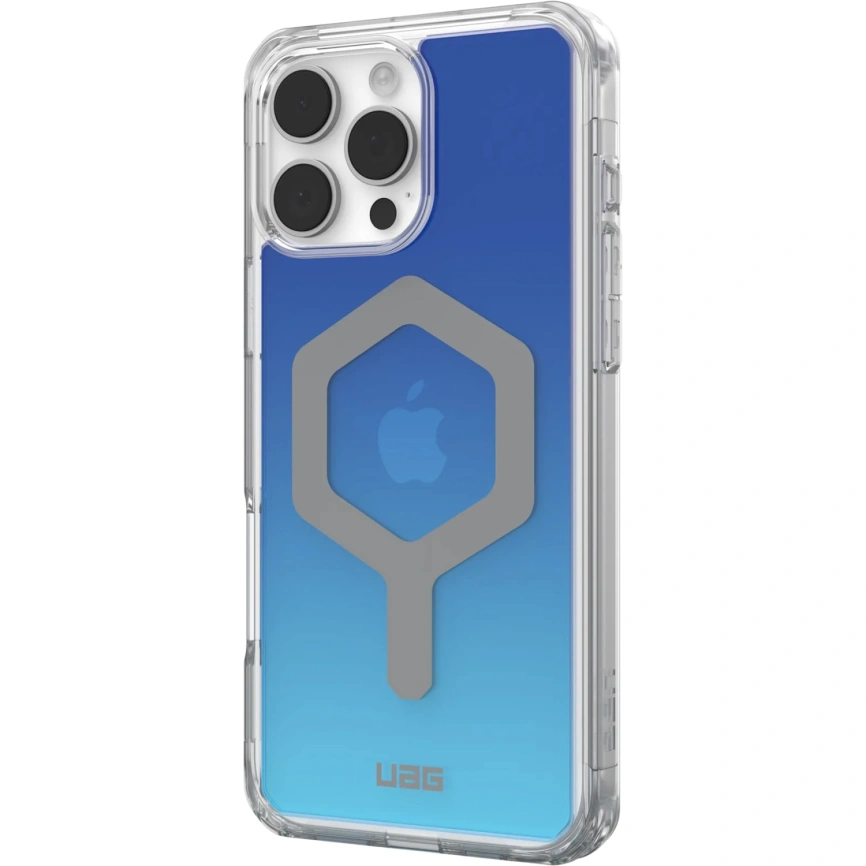 Чехол UAG MagSafe Plyo Limited Edition для iPhone 16 Pro Max Blue/Ombre фото 4