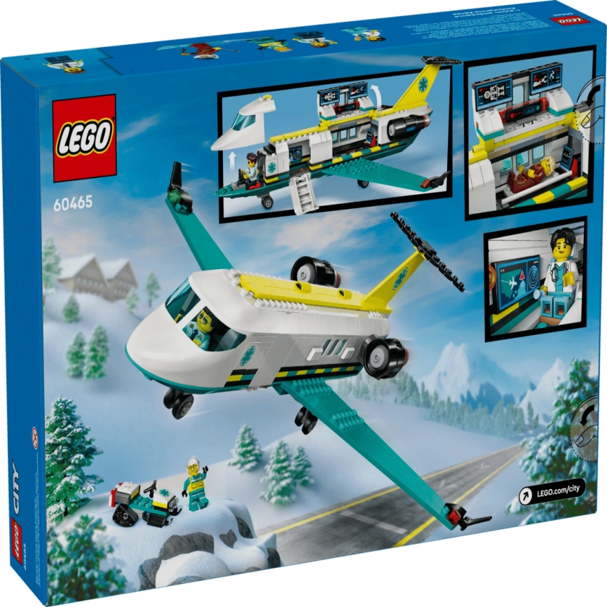 Конструктор LEGO City Emergency Air Ambulance Airplane 60465 фото 3