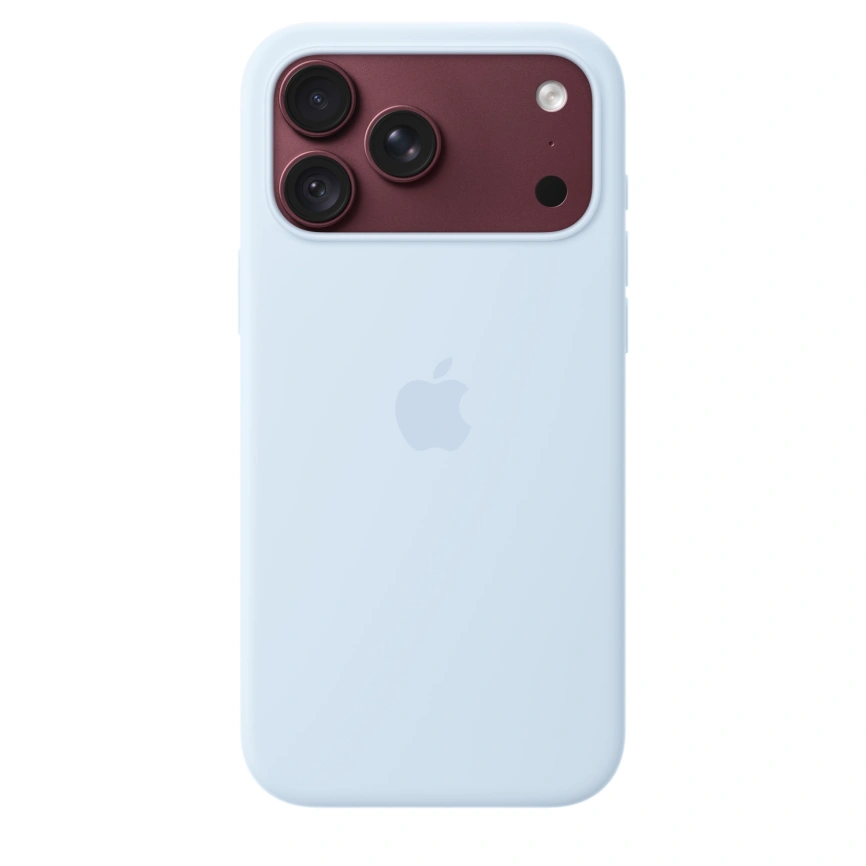 Чехол Apple Silicone Case with MagSafe для iPhone 18 Pro Max Crisp Blue (MK934) фото 4