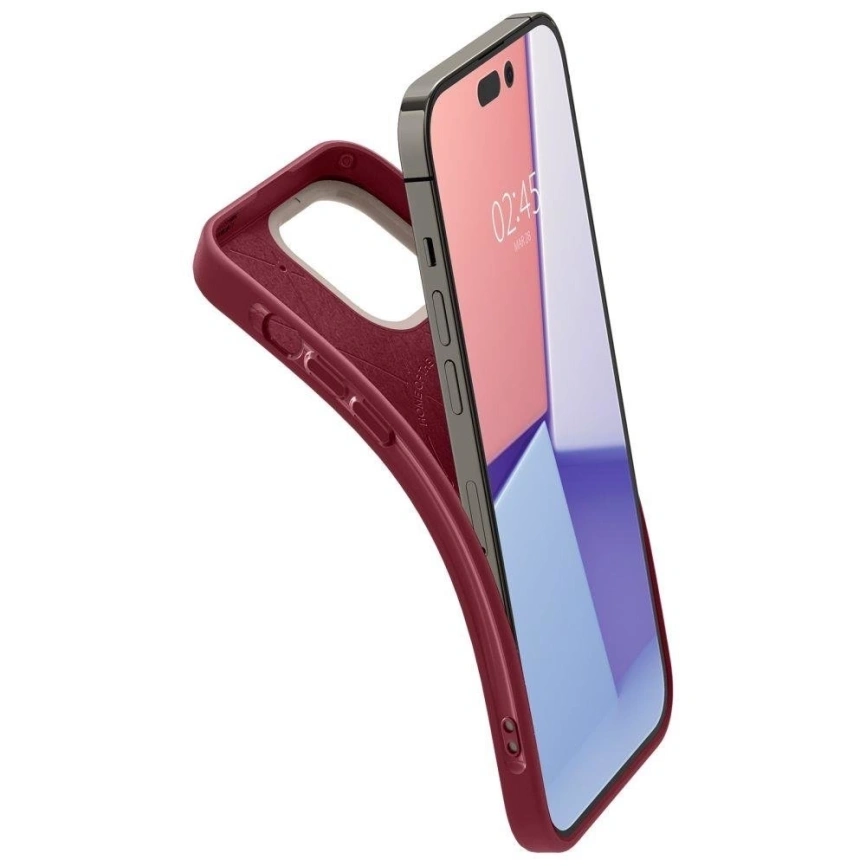 Чехол Spigen Cyrill UltraColor MagSafe для iPhone 14 Pro (ACS05025) Sangria фото 4