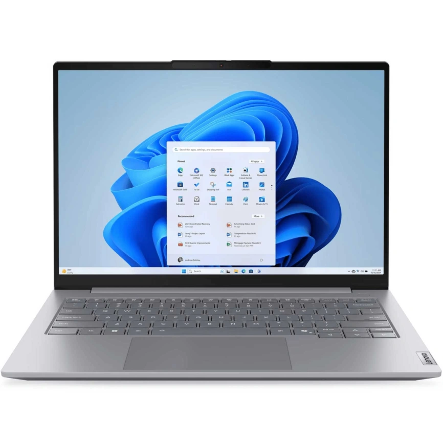 Ноутбук Lenovo ThinkBook 14 G8 IAL 14 IPS/ i7-255H Ultra/16Gb/512Gb SSD (21SJ0010GP) Arctic Grey фото 4
