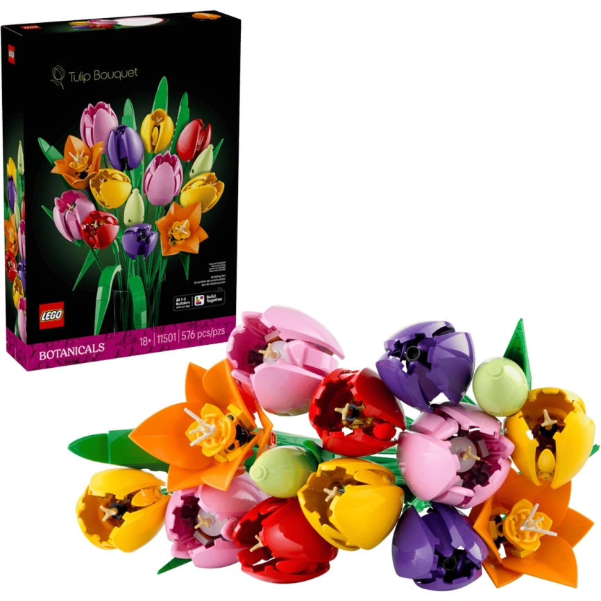 Конструктор LEGO Botanical Tulip Bouquet 11501 фото 1