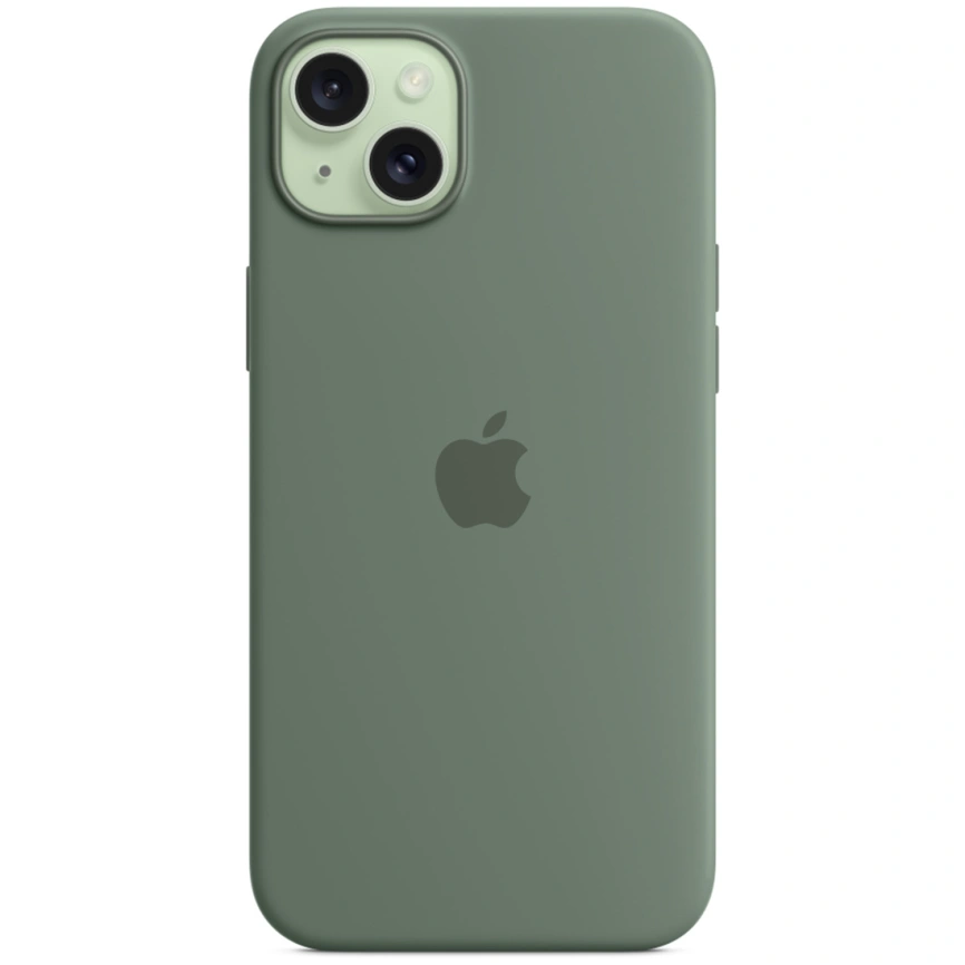 Силиконовый чехол Apple MagSafe для iPhone 15 Plus Cypress фото 1