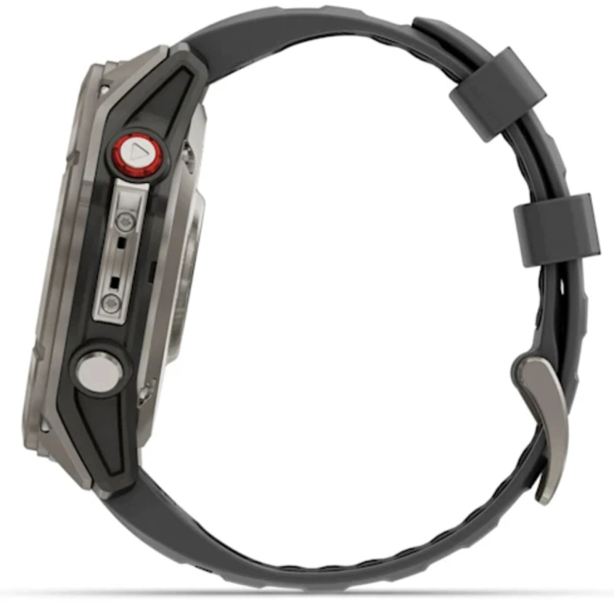 Смарт-часы Garmin Fenix 8 Pro 51mm Amoled Sapphire Lens Tinanium With Graphite/Black Silicone Band (010-03199-11) фото 3