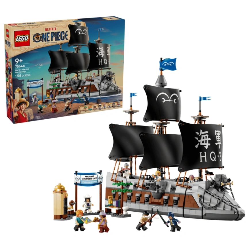 Конструктор LEGO One Piece Garp’s Marine Battleship 75646 фото 1