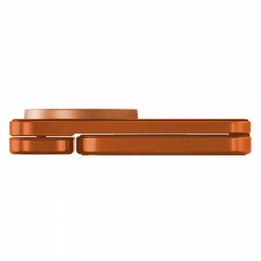 Беспроводное зарядное устройство EnergEA MagTrio 2 Ultra Portable 3in1 Qi2 MagSafe Orange фото 4