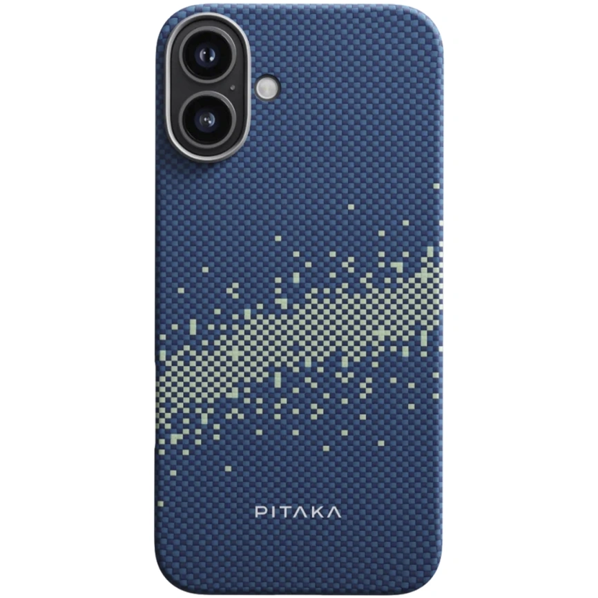 Чехол Pitaka StarPeak Tactile Woven case для iPhone 16 Plus Milky Way Galaxy фото 1