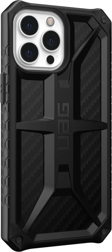 Чехол UAG Monarch для iPhone 13 Pro (113151114242) Carbon Fiber фото 3