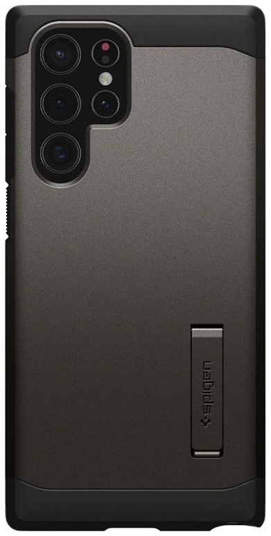 Чехол Spigen Tough Armor Galaxy S22 Ultra (ACS03924) Gunmetal фото 3