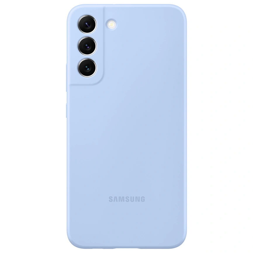 Чехол Samsung Silicone Cover для Galaxy S22 Plus (EF-PS906TLEGRU) Arctic Blue фото 4
