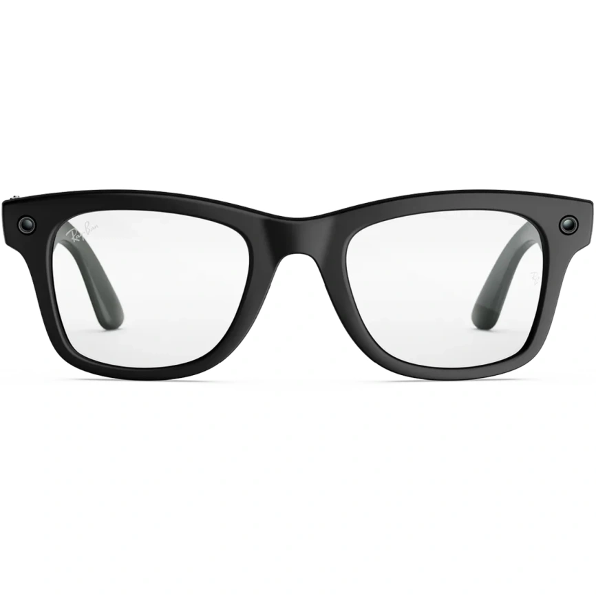 Умные очки Ray-Ban Wayfarer (Gen 3) Matte Black Large Clear фото 4