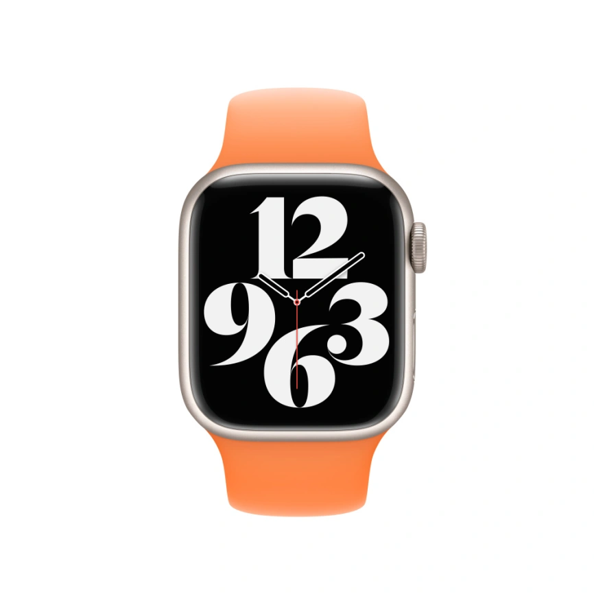Ремешок Apple Watch 41mm Bright Orange Sport Band S/M фото 2