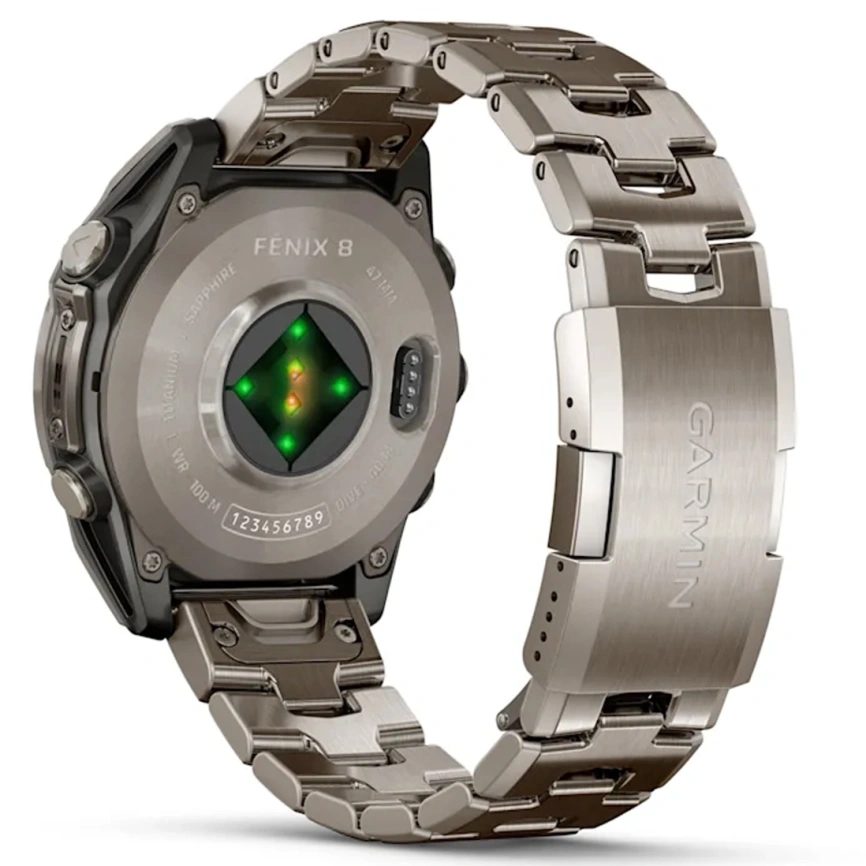 Смарт-часы Garmin Fenix 8 47mm Amoled Sapphire Titanium Graphite with Titanium Band with Graphite Silicone Band (010-02904-40) фото 3