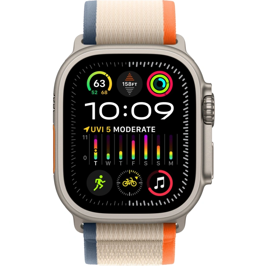 Смарт-часы Apple Watch Ultra 2 49mm Trail Loop Orange/Beige S/M фото 3