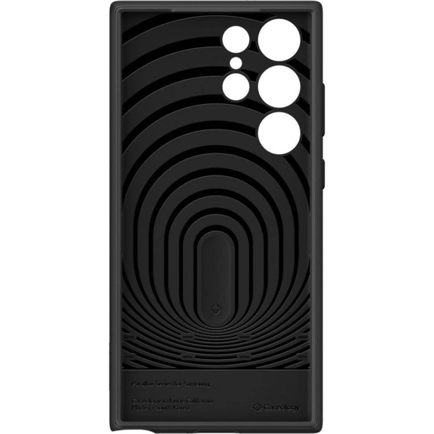 Чехол Spigen Caseology для Galaxy S23 Ultra (ACS05655) Matte Black фото 9