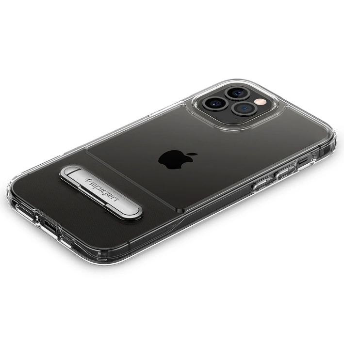 Чехол Spigen Slim Armor Essential S для iPhone 12/12 Pro (ACS01531) Crystal Clear фото 4