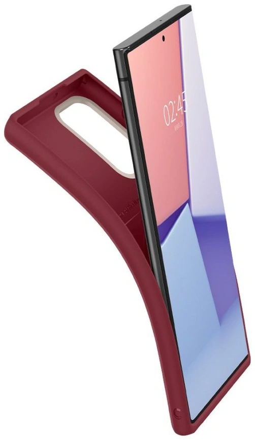 Чехол Spigen Cyrill Color Brick Galaxy S22 Ultra (ACS03933) Sangria фото 2