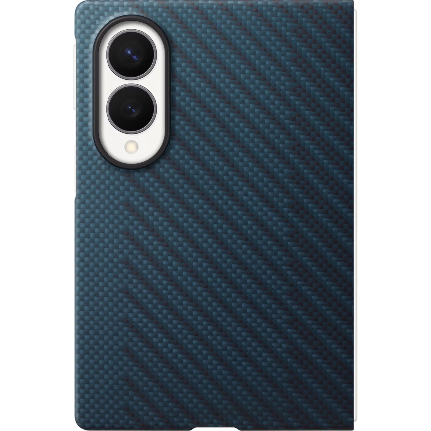 Чехол Samsung Carbon Magnet Case для Galaxy Z Fold8 Blue фото 4