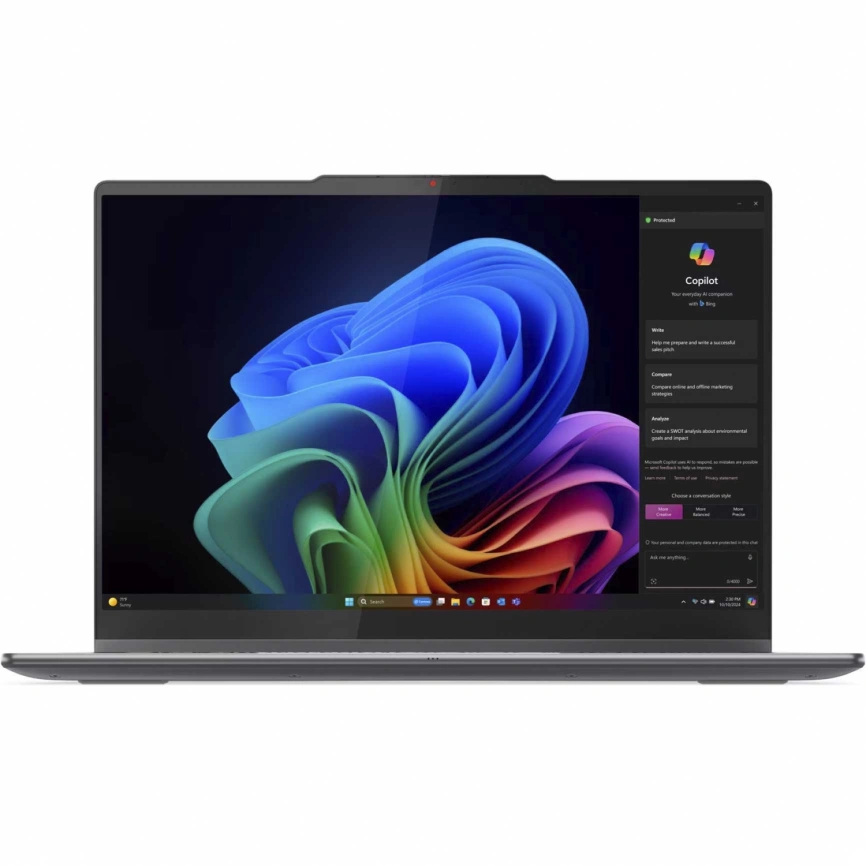 Ноутбук Lenovo Yoga 7 16ILL10 16 OLED/ i7-256V Ultra/16GB/1TB SSD (83JT0028RK) Luna Grey фото 2