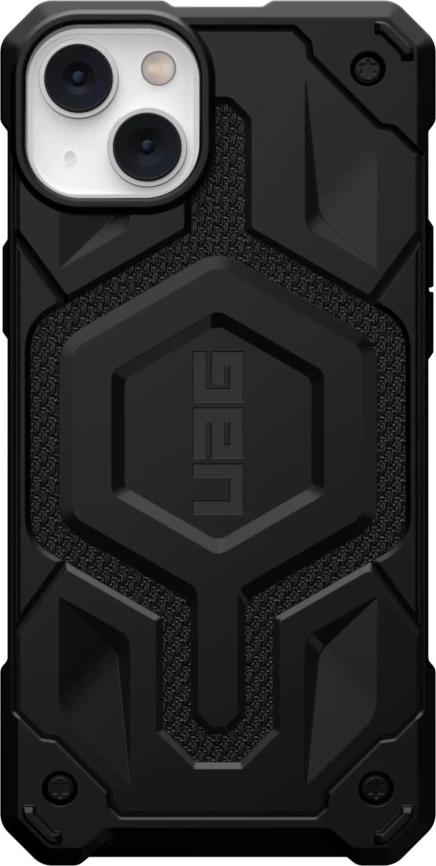 Чехол UAG Monarch Pro Kevlar For MagSafe для iPhone 14 Plus Kevlar Black фото 3