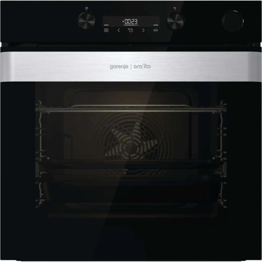 Электрический духовой шкаф Gorenje BSA6737ORAB Black/Stainless Steel фото 1