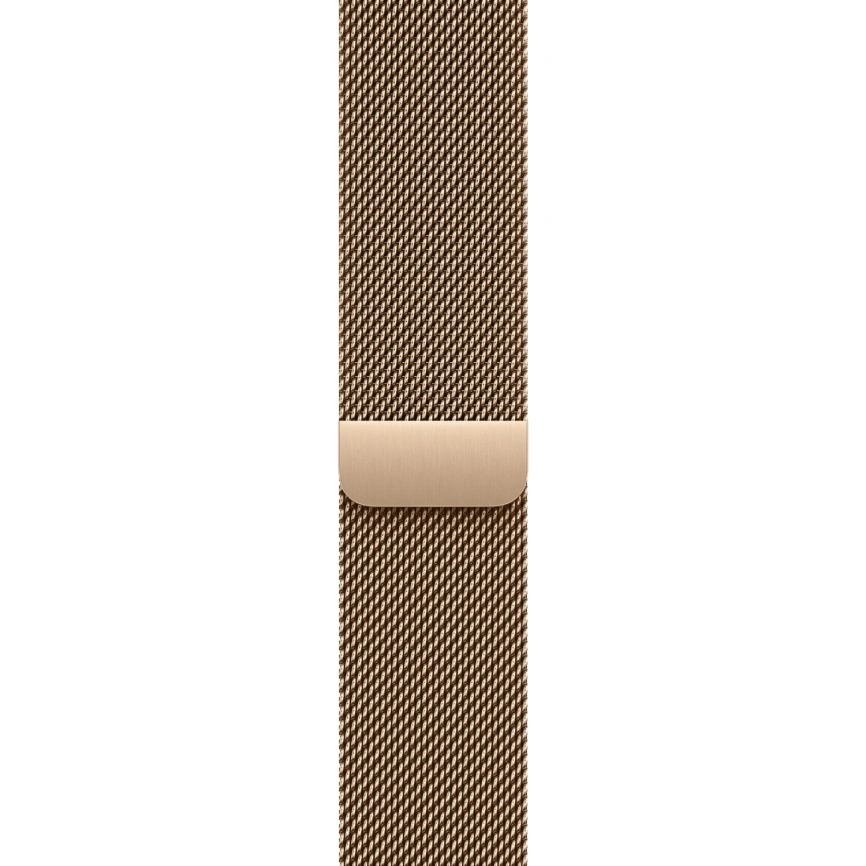 Смарт-часы Apple Watch SE (2025) 44mm Midnight Aluminum Case with Gold Milanese Loop фото 2