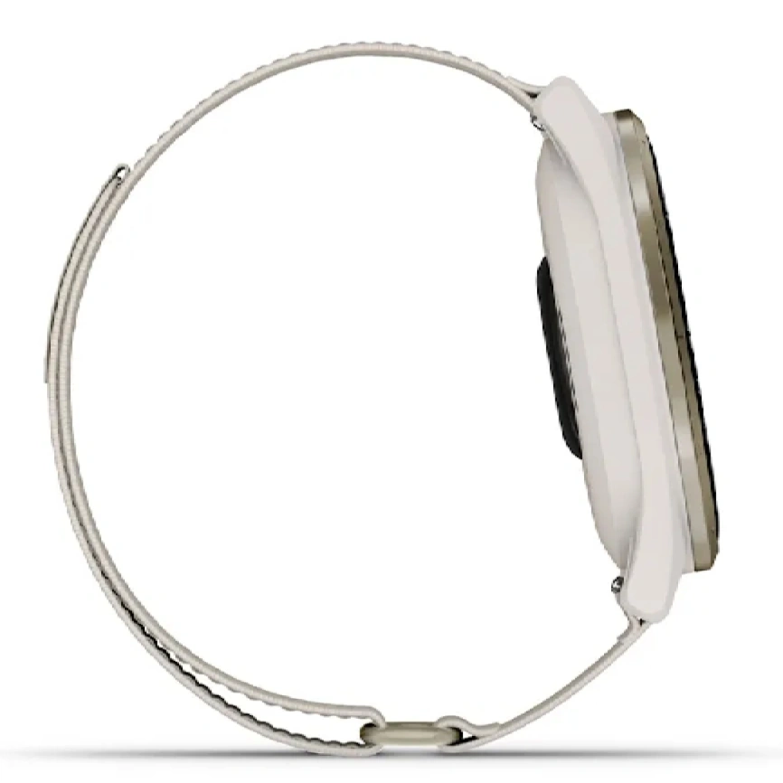 Смарт-часы Garmin Approach S50 43mm (010-03010-01) Cream Gold/Ivory ComfortFit Nylon Band фото 6