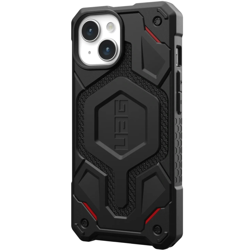 Чехол UAG с поддержкой MagSafe Monarch Pro для iPhone 15 Plus Kevlar Black (114220113940) фото 8