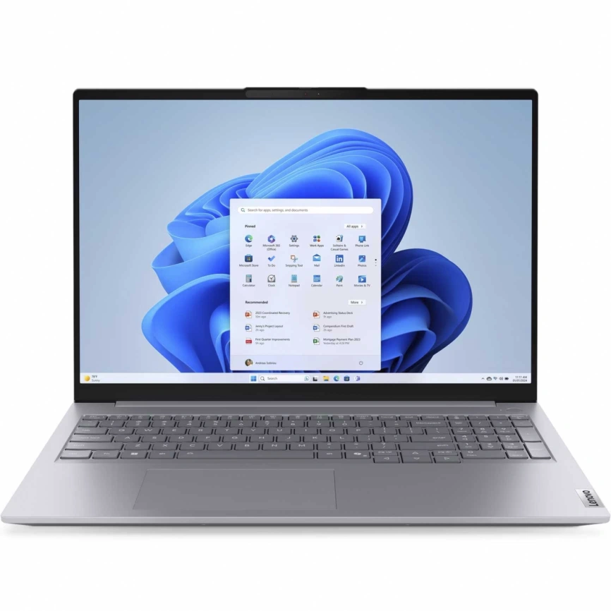 Ноутбук Lenovo ThinkBook 16 G8 IRL 16 IPS/ i7-240H/16GB/512GB SSD (21SH002VGQ) Arctic Grey фото 1