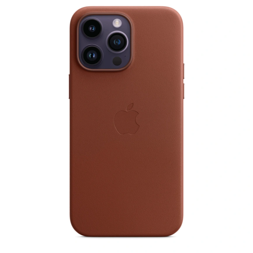 Кожаный чехол Apple MagSafe для iPhone 14 Pro Umber фото 4