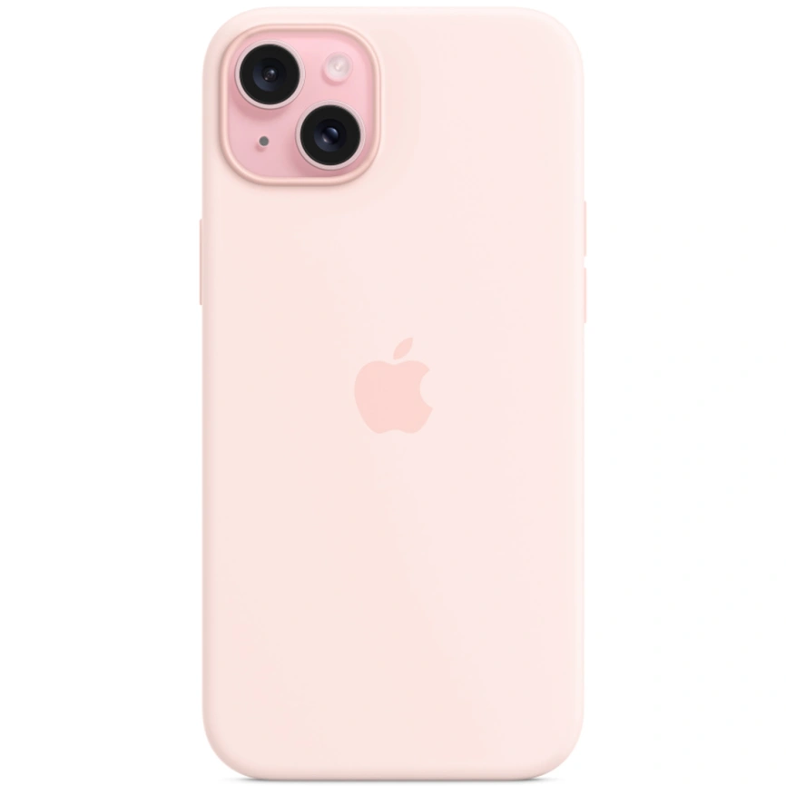 Силиконовый чехол Apple MagSafe для iPhone 15 Light Pink фото 1