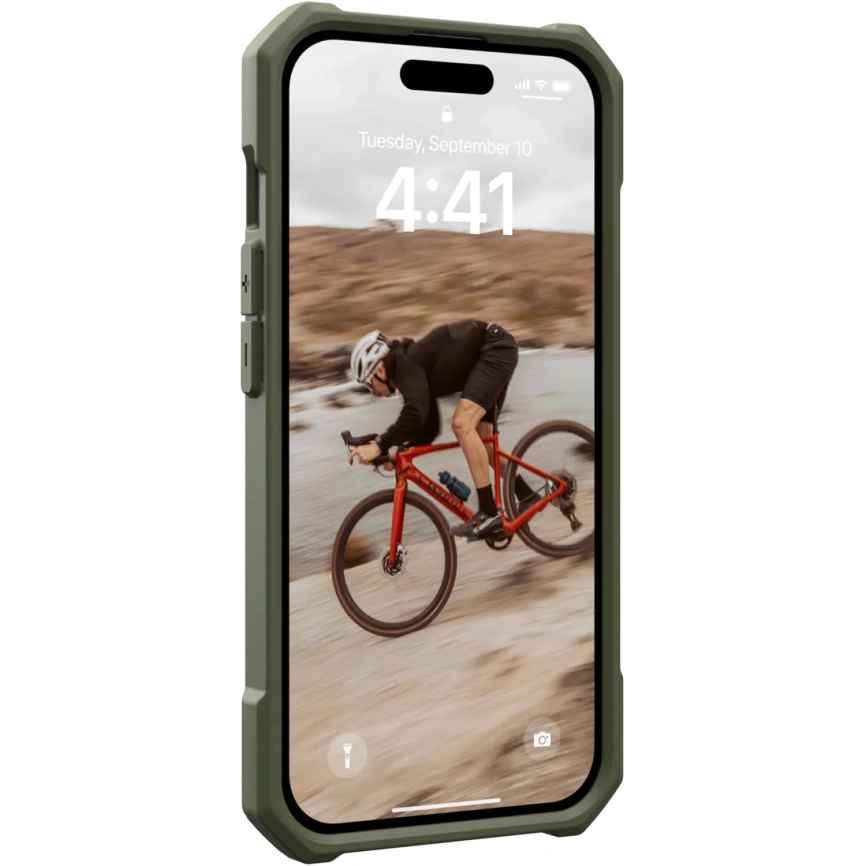 Чехол UAG Essential Armor with MagSafe для iPhone 15 Olive Drab (114288117272) фото 4