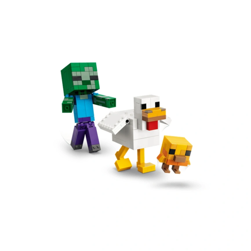 Конструктор LEGO Minecraft Chicken Jockey 21582 фото 7