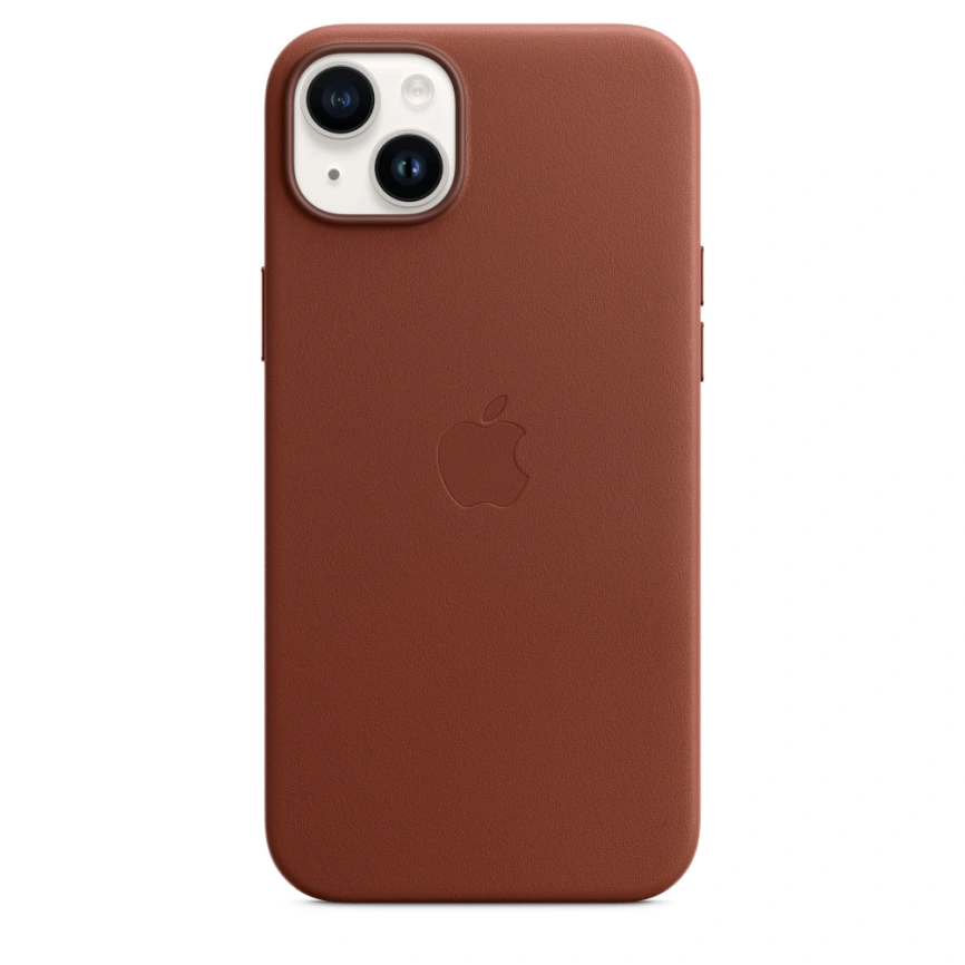 Кожаный чехол Apple для iPhone 14 Plus Umber фото 5