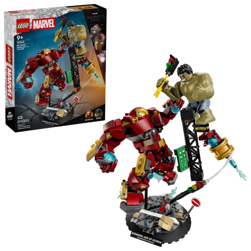 Конструктор LEGO Super Heroes  Marvel Epic Battle: Hulkbuster vs. The Hulk 76343 фото 1