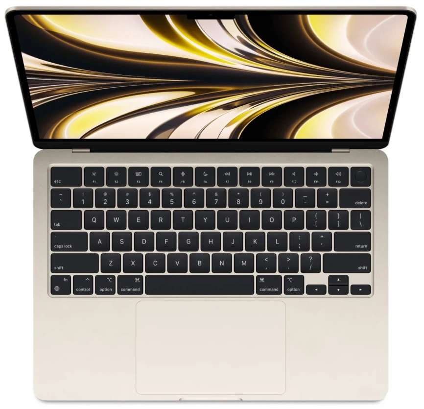 Ноутбук Apple MacBook Air (2022) 13 M2 8C CPU, 10C GPU/16Gb/512Gb SSD (Z15Y002N2) Starlight (Сияющая звезда) фото 2