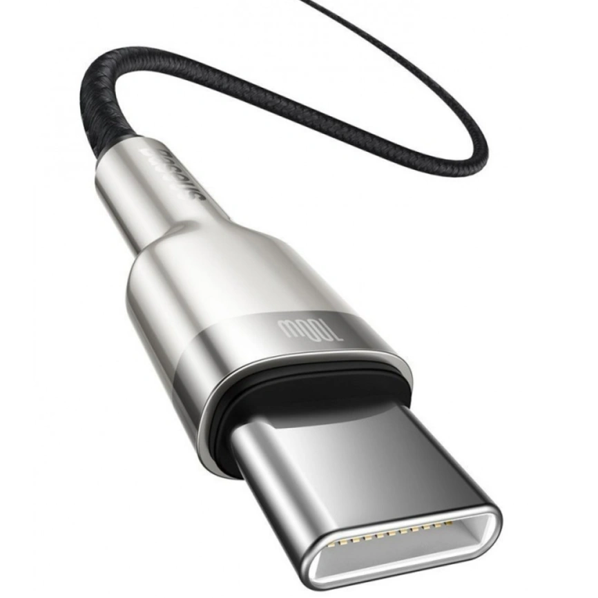 Кабель Baseus USB-C/USB-C 100W 1m CATJK-C01 Black фото 3