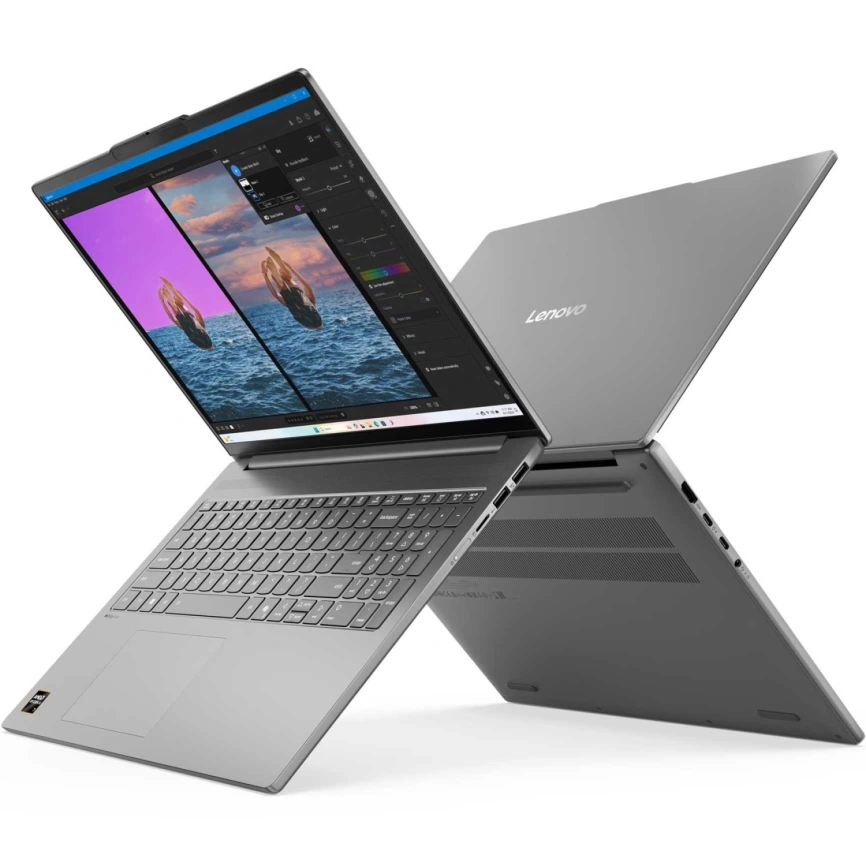 Ноутбук Lenovo IdeaPad Slim 5 16AKP10 16 OLED/ R5 AI 340/16Gb/512Gb SSD (83HY000PRK) Luna Grey фото 3