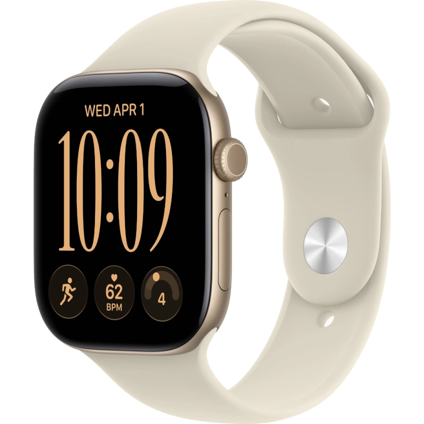 Смарт-часы Apple Watch Series 12 42mm Light Gold Aluminum Case with Sand Sport Band S/M фото 1