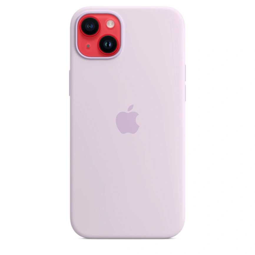 Силиконовый чехол Apple MagSafe для iPhone 14 Lilac фото 5