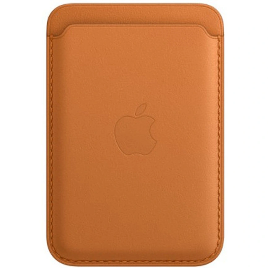 Картхолдер Apple iPhone Leather Wallet with MagSafe Golden Brown (MM0Q3) фото 1