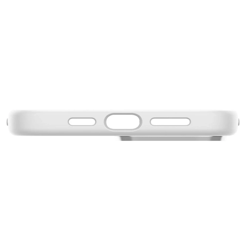 Чехол Spigen Silicone Fit для iPhone 13 Pro (ACS03284) White фото 3
